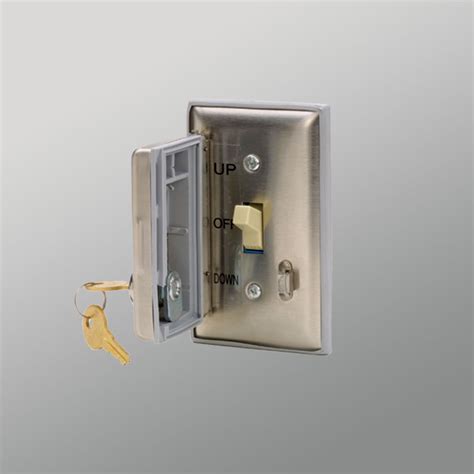 light switch lock metal box|locking cover for light switch.